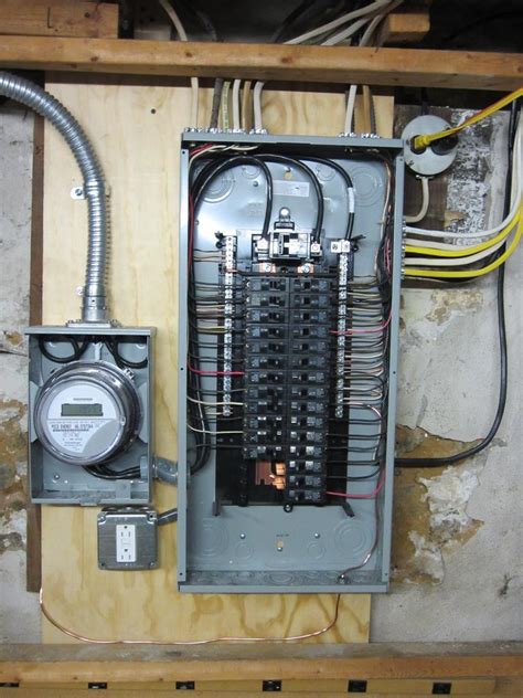 connecting ground wire to electrical box|installing ground wire to electrical panel.